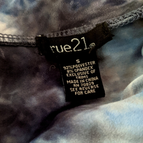NWOT Tie Dye Flounce Bodysuit - Picture 7 of 8